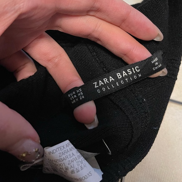 Zara black knit skirt - Picture 3 of 3